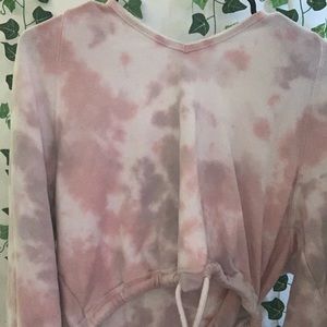 Cropped Hollister sweatshirt